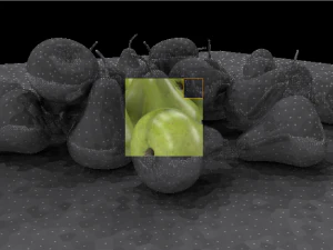 pear green fruit 3D Model