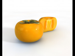 persimmon fruit Model 3D