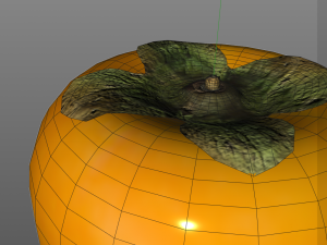 persimmon fruit Model 3D