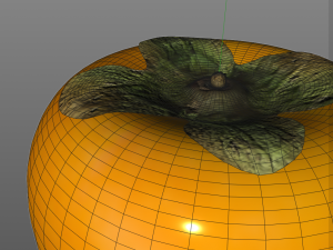 persimmon fruit Model 3D