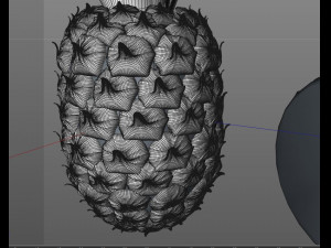 pine apple fruit 3D 模型