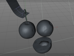 plum fruit 3D Model