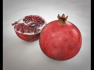 pomegranate fruit 3D Model