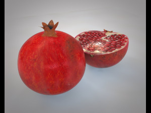 pomegranate fruit 3D Model