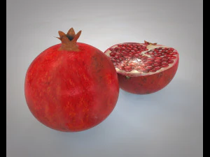 pomegranate fruit 3D Model