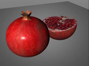 pomegranate fruit 3D Model