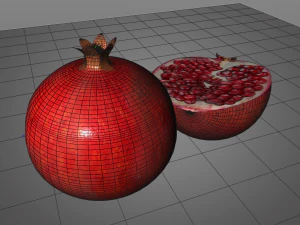 pomegranate fruit 3D Model