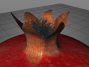 pomegranate fruit 3D Model