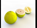 Pomelo Citric Fruit 3D-Modell