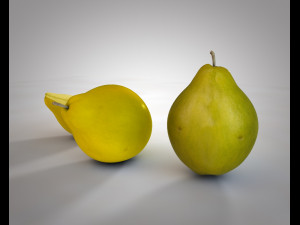 quince fruit 3D 模型