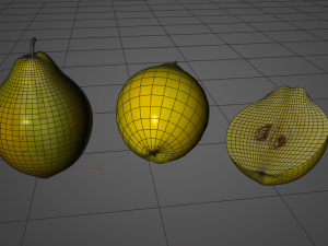 quince fruit 3D 模型