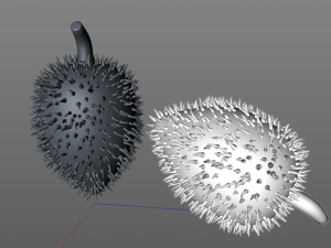 soursop fruit 3Dモデル