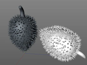 soursop fruit 3D Model