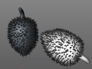 soursop fruit 3Dモデル