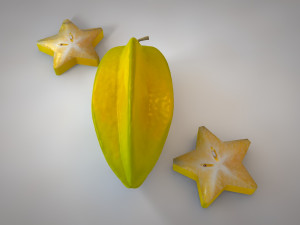 star fruit carambola 3D Model