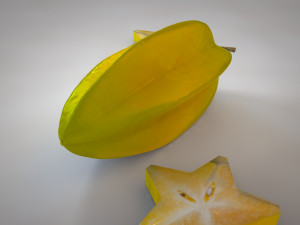star fruit carambola 3D Model