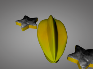 star fruit carambola 3D Model