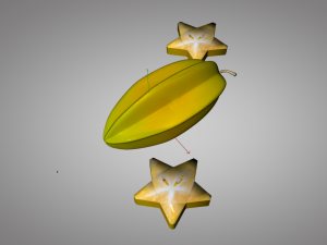 star fruit carambola 3D Model