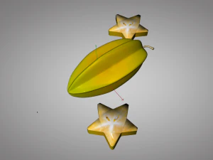 star fruit carambola 3D Model