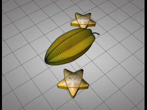 star fruit carambola 3D Model