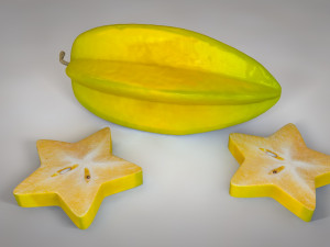 star fruit carambola 3D Model