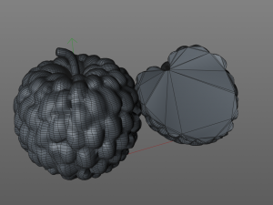 sugar apple annona fruit Model 3D