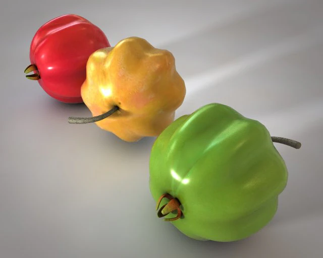 surinam cherry fruit 3D Model .c4d .max .obj .3ds .fbx .stl .blend