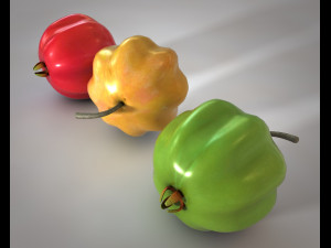 surinam cherry fruit 3D Model