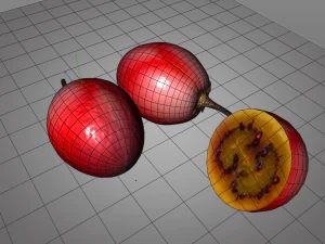 tamarillo fruit 3D Model