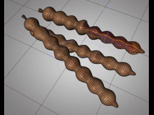 плоди тамаринда 3D Модель