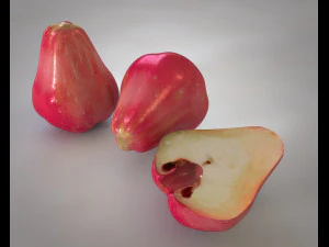 water apple fruit 3D Model