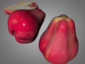 water apple fruit 3D 모델