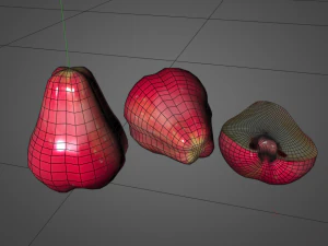 water apple fruit 3D Model