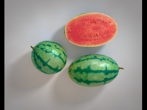 watermelon fruit 3D Модель