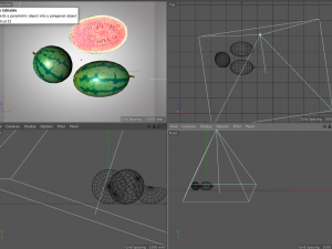 watermelon fruit 3D Модель