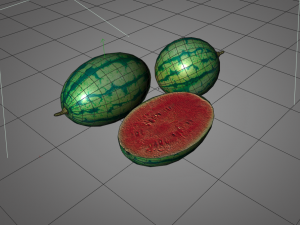 watermelon fruit 3D Модель