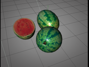 watermelon fruit 3D Модель