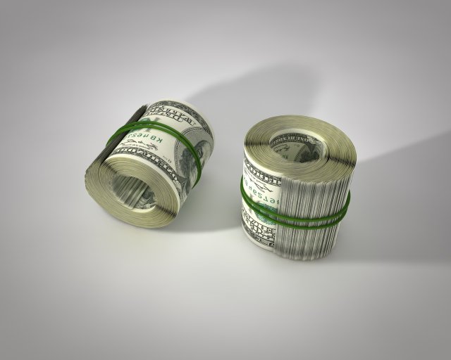 dollar role Modelo 3D .c4d .max .obj .3ds .fbx .stl .blend 