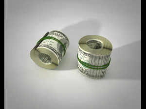 rola dolara Model 3D