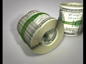 dollar role Modelo 3D