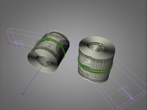 dollar role Modelo 3D