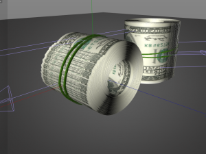dollar role Modelo 3D