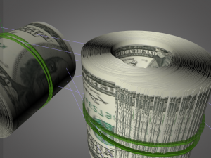 dollar role Modelo 3D