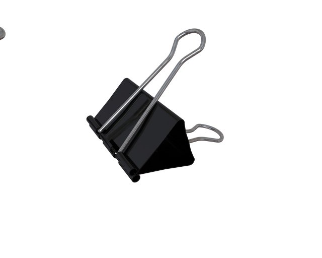 binder paper clip 3D 모델 .c4d .max .obj .3ds .fbx .stl .blend 