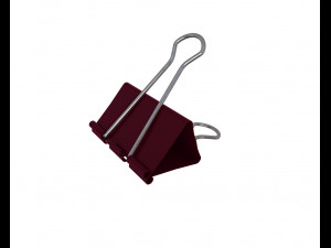 binder paper clip 3D 모델