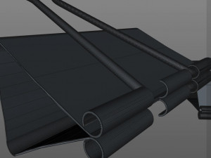 binder paper clip 3D 모델
