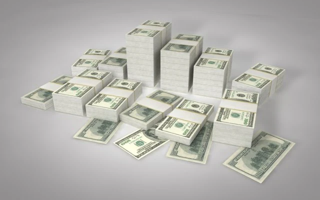 pile de dollars Modèle 3D .c4d .max .obj .3ds .fbx .stl .blend 