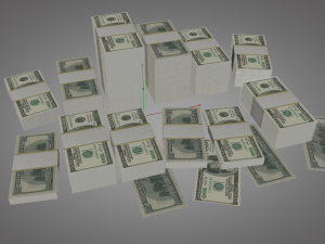 dollar stack 3D Model