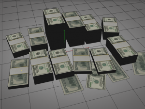 dollar stack 3D Model