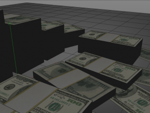 dollar stack 3D Model